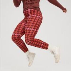 Aerie Offline Real Me Xtra 7/8 Houndstooth Leggings Medium Short NEW!